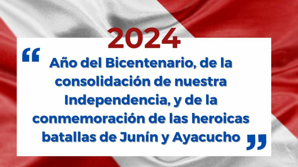 ¿Cuál es el nombre oficial del año 2024 en Perú Detalles, significado y razones del gobierno