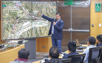 MTC Informa sobre los Avances de la Nueva Carretera Central a Autoridades de Junín