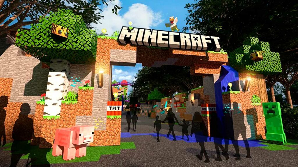 Minecraft tendrá parques temáticos en 2026: Juegos, hoteles y más