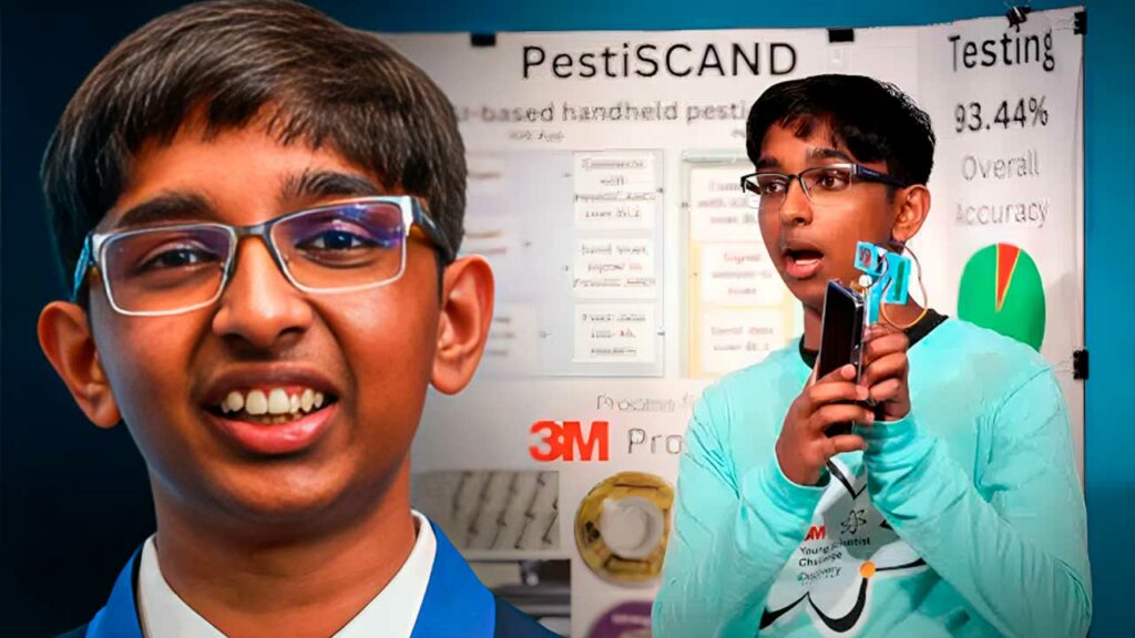Sirish Subash, el joven de 14 años que revolucionó la detección de pesticidas con IA