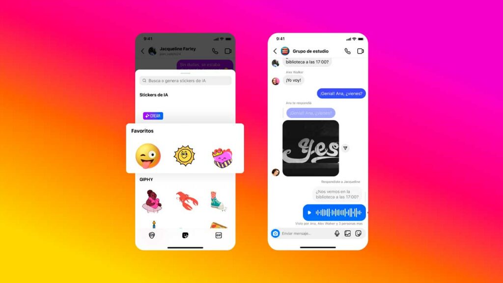 Instagram Actualiza DM: Comparte Ubicación, Pon Apodos y Usa +300 Stickers