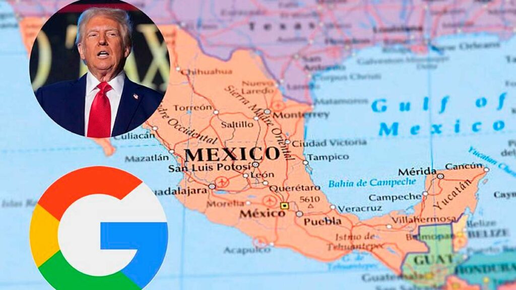 Google Maps Cambia el 'Golfo de México' a 'Golfo de América' por Orden de Trump
