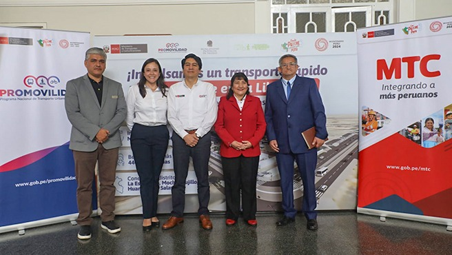 MTC y Banco Alemán suscriben convenio para financiar el Corredor Troncal Norte-Sur de Trujillo